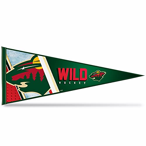 Rico Industries Nhl Hockey Minnesota Wild Primary 12'' X 30'' Felt Wall D  Cor Pennant - Great For Home/Bed Room/Man Cave D  Cor
