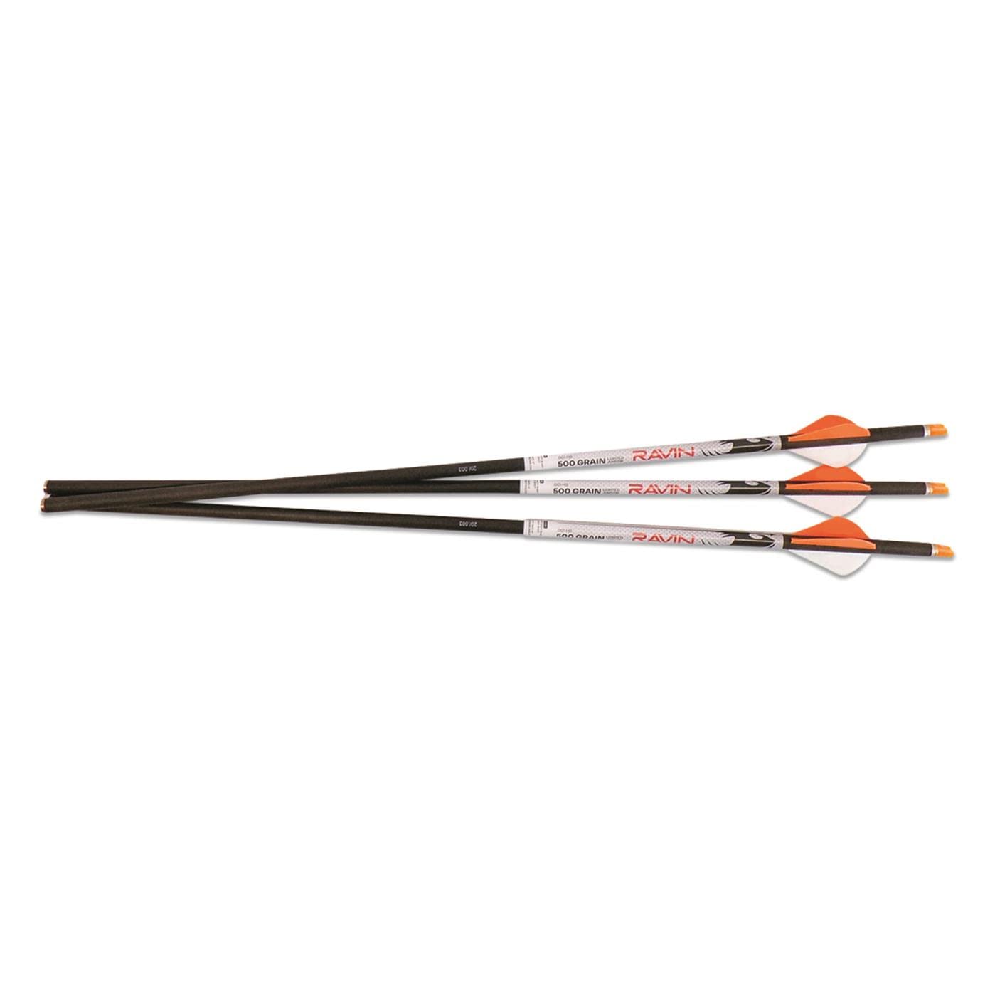 Ravin R144 Lighted Arrows Crossbows, 500-Grain, 001, Pack Of 3