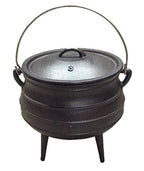 Cuisiland 8.6Qt Pre-Seasoned Cast Iron Potjie Pot