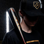 Axe Bat 2023 Strato (-10, 2-5/8'') Usa Baseball Bat, 1-Piece Alloy, Black/Grey/Copper (31'' / 21 Oz.)