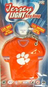 Sportfx International NCAA Clemson Tigers Keychain Jersey Keylight, Team Color, One Size