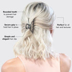 Kitsch Large Claw Clip - Big Open Shape Metal Hair Clips For Women  Stylish Large Hair Claw Clips  Jaw Clips Big Claw Clips For