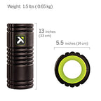 Triggerpoint Performance Therapy Grid Foam Roller For Exercise, Deep Tissue Massage And Muscle Recovery, Original (13-Inch), Bla