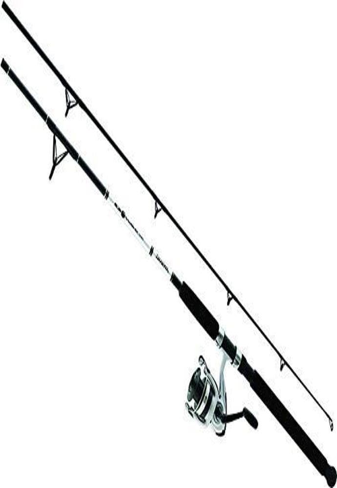 Daiwa Dwb50-B/F1002M D-Wave Saltwater Spinning Combo, 1 Bearing, 10' Length, 2Piece Rod, Medium Power, Fiberglass Blank Material