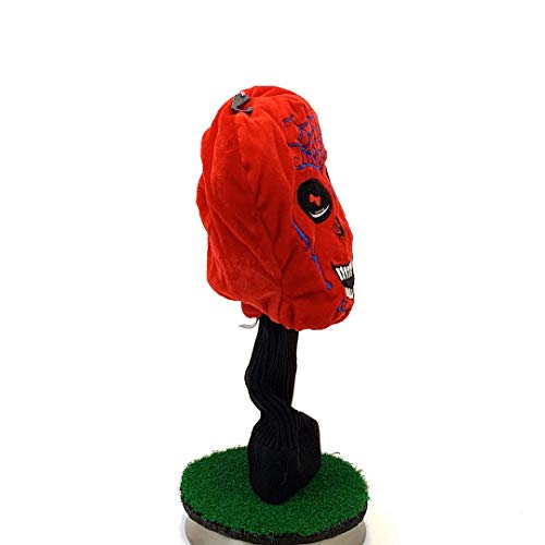 Creative Covers For Golf Skull Golf Headcover, Red