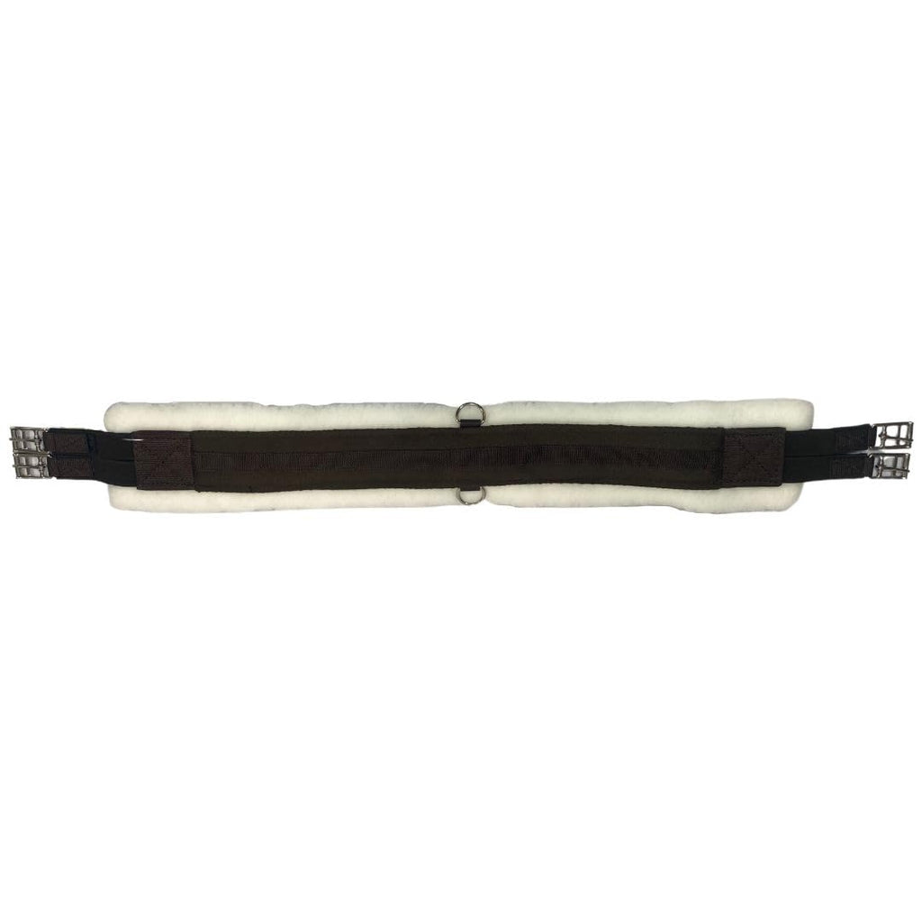 Intrepid International English Girth With Fleece - Breathable Lightweight Horse Girth For English Saddle, Double Elastic Easy At