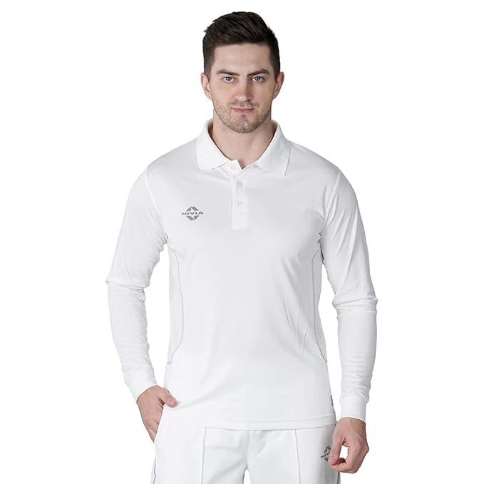 Nivia Lords Cricket Jersey  Full Sleeves