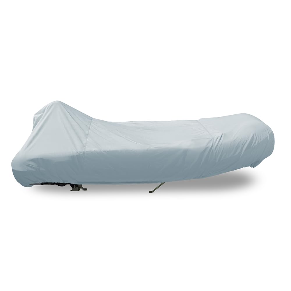 Carver 7Inf9Bf-10 Styled-To-Fit Boat Cover For Blunt Nose Inflatable Boats - 9'6'', Slate Gray