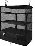 Kitwe Suitcase And Luggage Travel Space Saver Organizer A Portable Hanging Closet For Easy Garment Packing And Clothes Shelves O