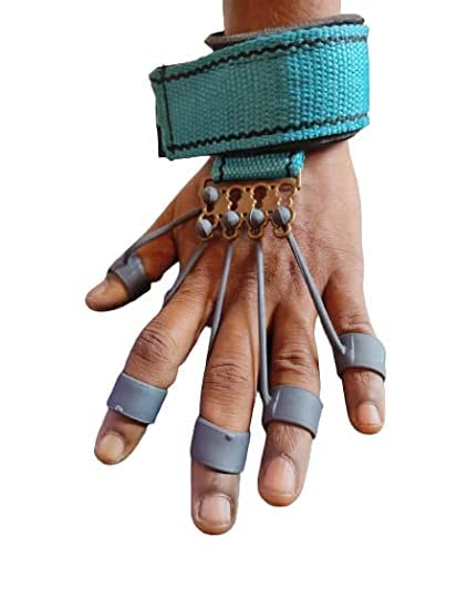 MEENAMART.COM Finger Gripper Stretcher Trainer Hand Yoga Trainer Resistance Band Finger and Forearm Exerciser Guitar Finger Stre