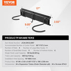 Vevor Bike Storage Rack, 6 Bike Racks And 6 Helmets Hooks, Wall Mount Bike Storage Hanger, Home & Garage Organizer, Customizable
