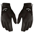 Callaway Golf Thermal Grip, Cold Weather Golf Gloves, Cadet Medium, 1 Pair, (Left And Right) , Black