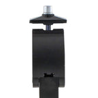 Ventura Double Leg Kickstand, Center-Mounted, Aluminum, Adjustable Without Tools For 24''-28'' Bicycle, Black