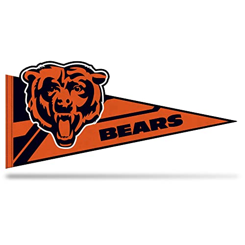 Rico Industries Nfl Football Chicago Bears Soft Felt Pennant - Ez To Hang - Home D  Cor (Game Room, Man Cave, Bed Room)