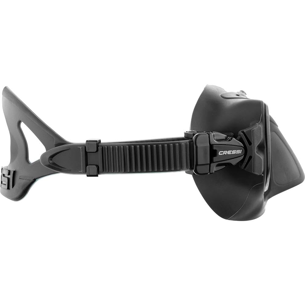 Cressi Atom, Black/Black, Clear Lens