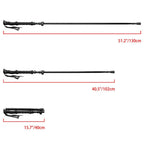 Collapsible Walking Stick For Travel, Adjustable Lightweight Trekking Trail Hiking Pole Fit For Women Men'S Height 4.9-6.3(Ft),B