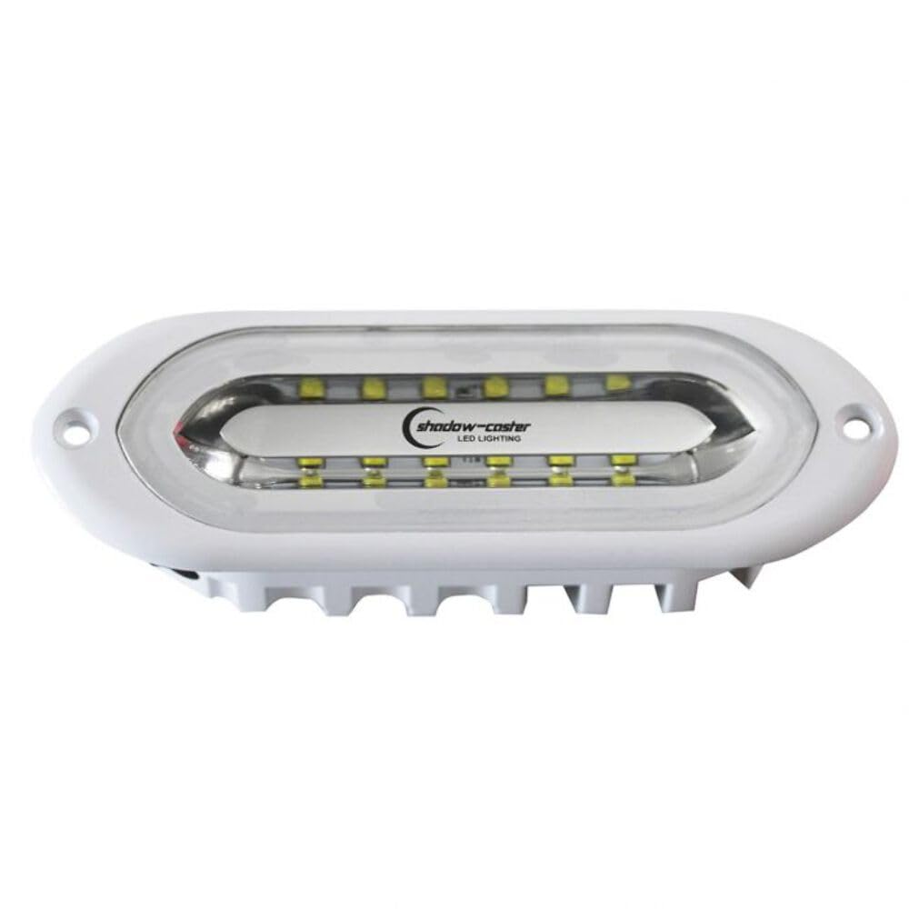 Shadow-Caster Led Spreader Light - Flush Mount - White Housing - Great White - 2200 Lumens