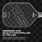 Selkirk Slk Halo Control Xl Pickleball Paddle | Raw Carbon Fiber Pickleball Paddle With A Rev-Core Power Polymer Core | The Pick