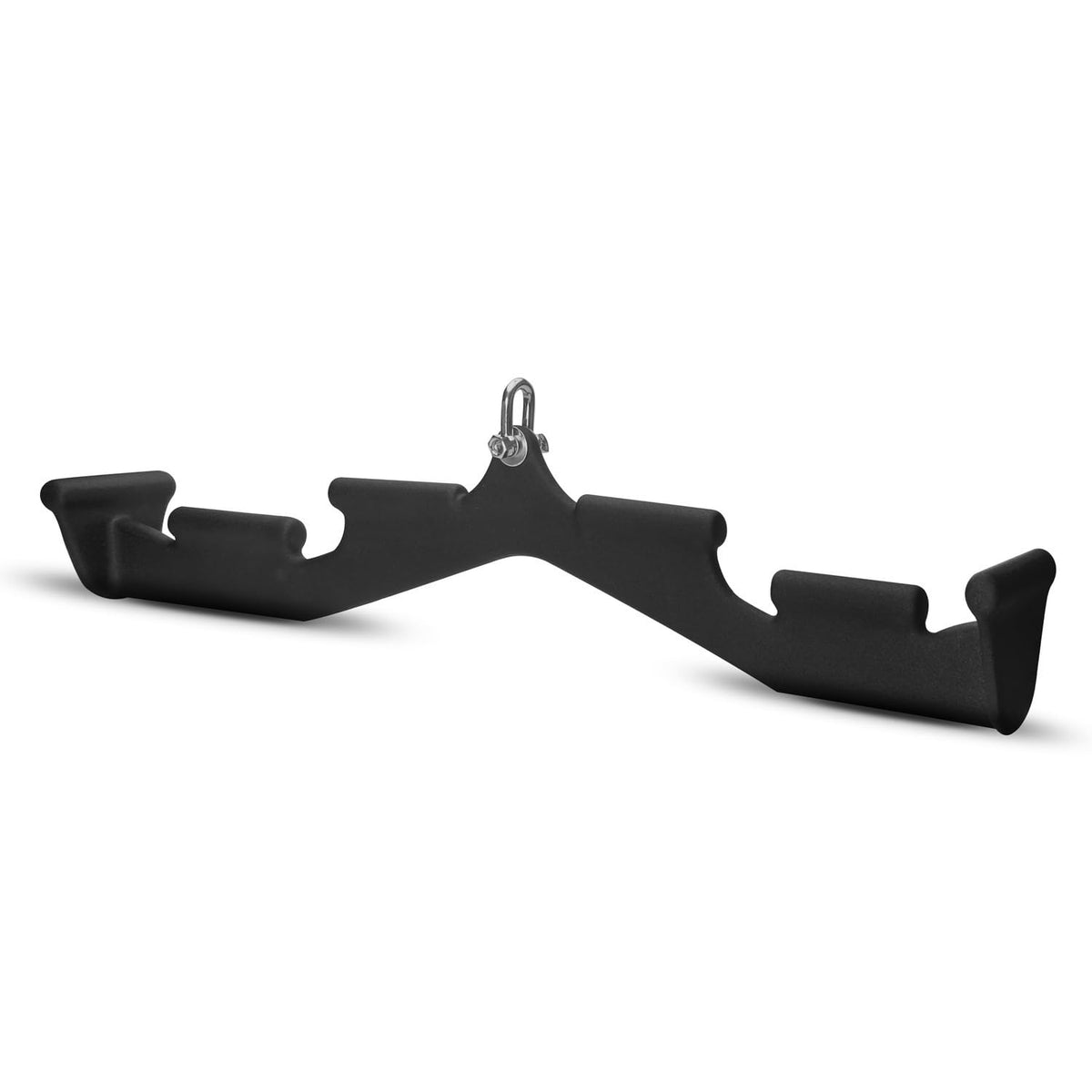 Kakss Multi Grip Lat Pulldown Handle, Black Matte Cable Machine Attachment For Pull Down, Press, Row, Triceps, Biceps & Lats. Du