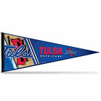 Rico Industries Ncaa Tulsa Golden Hurricane Primary 12'' X 30'' Felt Wall D  Cor Pennant - Great For Home/Bed Room/Man Cave D  C