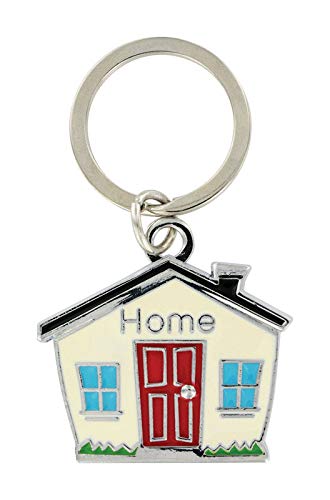 Hillman 5938998 Black & Silver House Key Chain