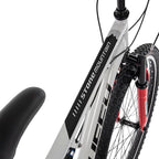Huffy Stone Mountain 21-Speed Dual Suspension Mens Mountain Bike, 26-Inch, Gray