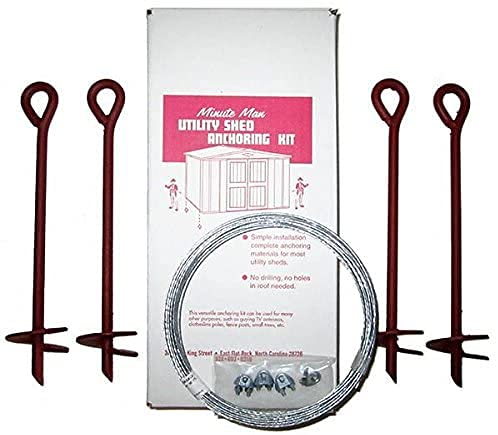 Minute Man Anchor Kit For Storage Shed