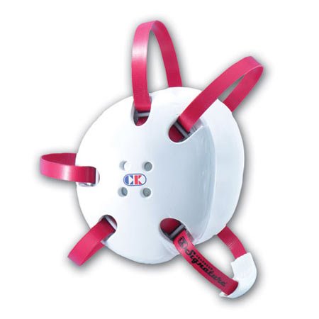 Cliff Keen Two-Tone Signature Wrestling Headgear - Color: White/Scarlet