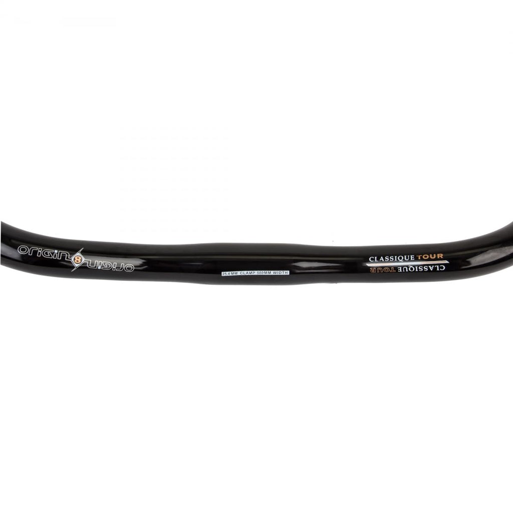 Origin8 Classique Tour Handlebars, 25.4 X 580M, Black Alloy