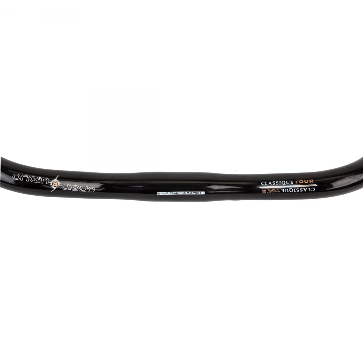 Origin8 Classique Tour Handlebars, 25.4 X 580M, Black Alloy
