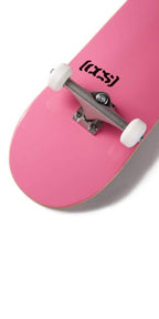 [Ccs] Logo Skateboard Complete Pink 8.00'' - Maple Wood - Professional Grade - Fully Assembled With Skate Tool And Stickers - Ad
