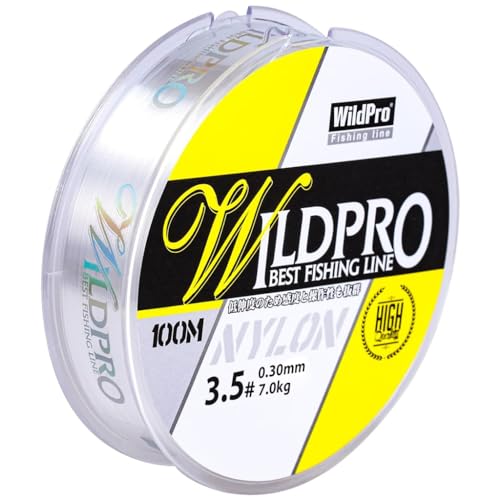 Proberos Fishing Line, 109 Yards 0.3Mm Fishing Wire, Clear Nylon Monofilament Super Strong 15.4Lbs Abrasion Resistant High Stret