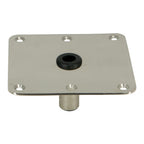 Springfield Kingpin 7'' X 7'' Stainless Steel Square Base (Threaded)