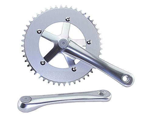 Lowrider Alloy 8160 Bicycle Chainwheel Set 48T Silver. Bike Part, Bicycle Part, Bike Accessory, Bicycle Accessory