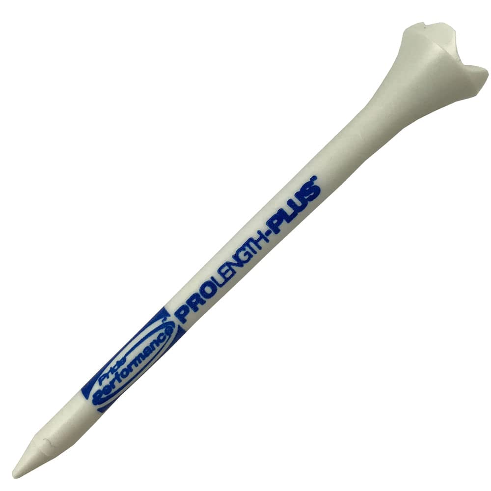 Pride Professional Tee System Plastic Golf Tees, 3-1/4 Inch - 30 Count (Blue),Ev31430 White