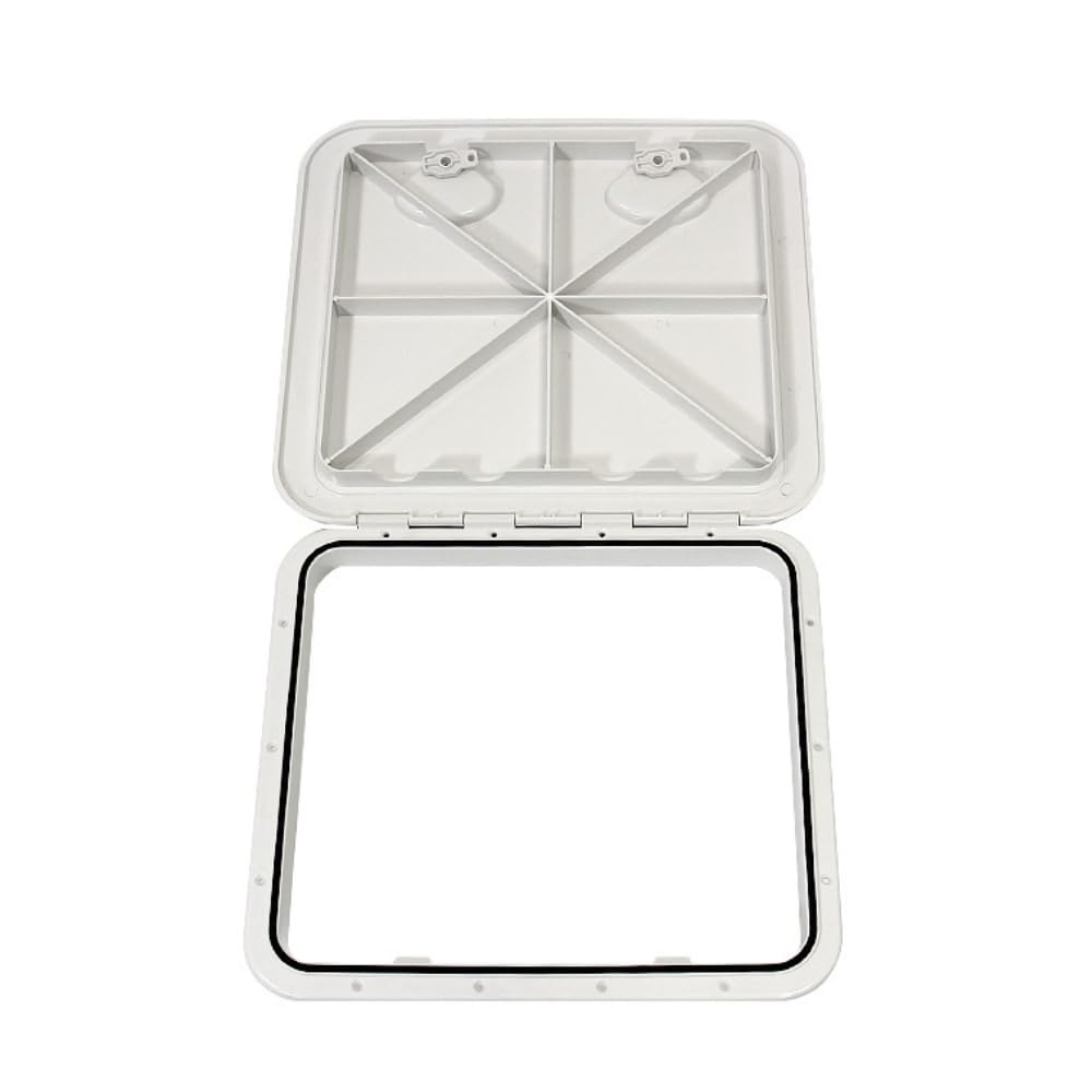 Seaflo Marine Boat Deck Access Hatch & Lid, 20'' L X 18'' W, White