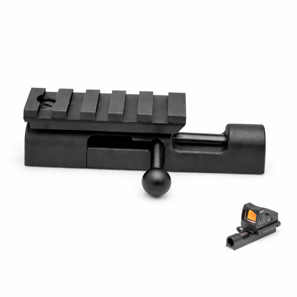 Picatinny Red Dot Mount Rail for Crosman 2240 1322 1377 1399 362 Airguns - Easy Install Rear Sight Replacement, No Steel Breech 
