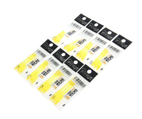 Cosmodarts Fit Shaft Gear Shaft Hybrid Lock Clear Yellow 7