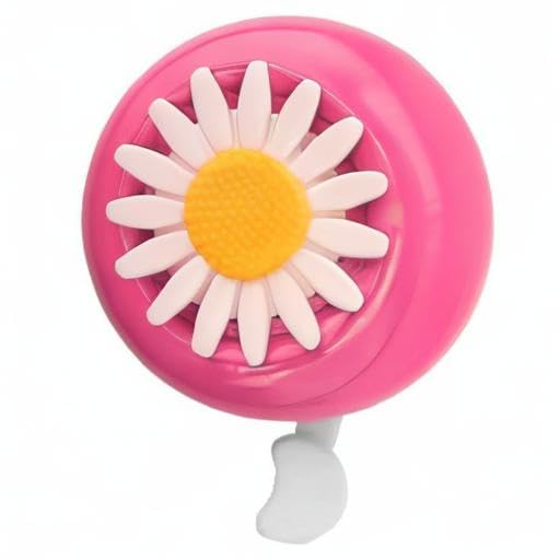 Paliston Kid'S Bike Bell, Bicycle Bell For Girls, Bike Horn, Toddler Bike Bells (Pink & White)