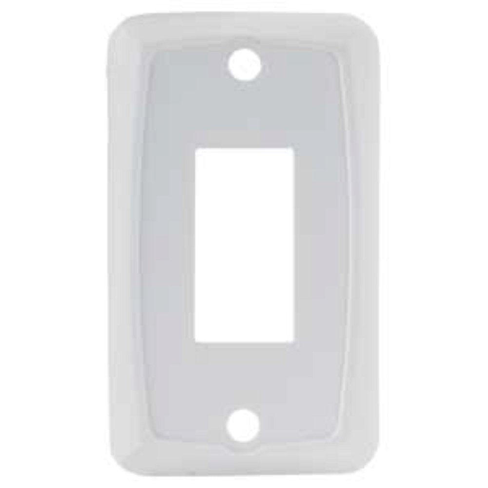 JR Products 12841-5 White Single Switch Wall Plate, (Pack of 5)