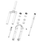 Rockshox Decal Kit, 35Mm, Gray