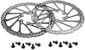 Besnin Bike Rotor 2 Pcs Bike Brake Rotors 203Mm With 12 Bolts For Mountain Bike Road Bike Mtb Bmx, Cycling Bicycle Disc Brake Ro