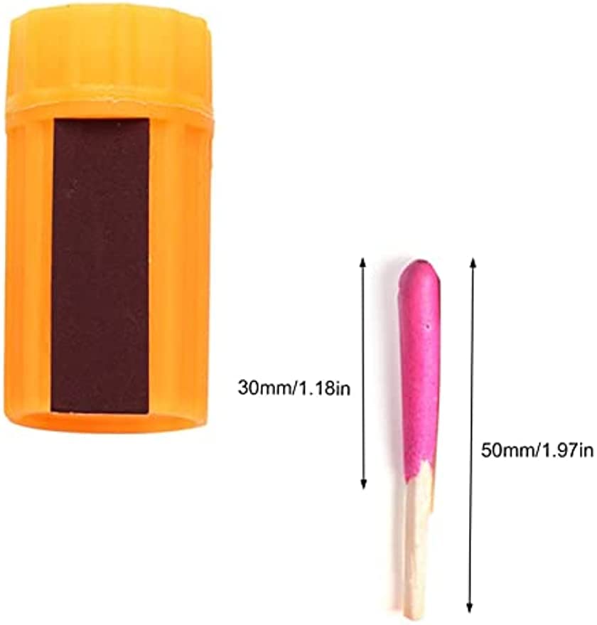 Waterproof Matches Survival Kit, Stormproof Matches With Case, 20Pcs Fire Starter, Emergencys Fire Starter Matches For Hiking Ca