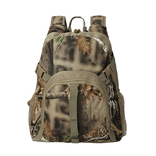 Auscamotek Camo Backpacks For Hunting Accessories Fishing Hiking Camping Camouflage Bag Small Day Pack For Men - Woodland Camo