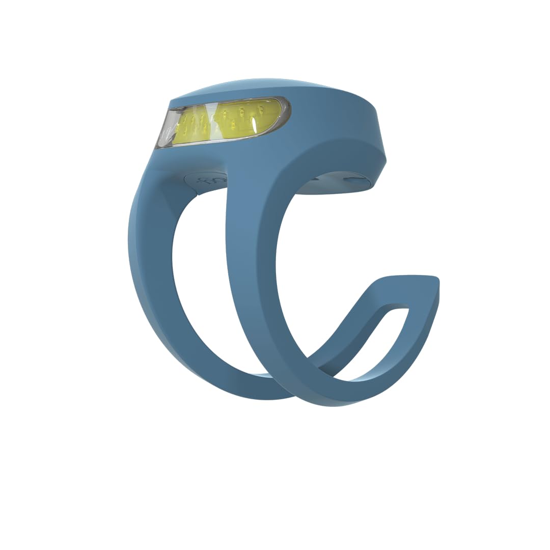 Knog Frog Front Bike Light - Iconic Bicycle Light Reborn with Bright 40 Lumen LED Output, 9 Modes, Flexible Mount, USB-C Recharg