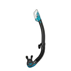 Tusa Sp-0101 Hyperdry Elite Ii Scuba Diving Snorkel, Black/Ocean Green