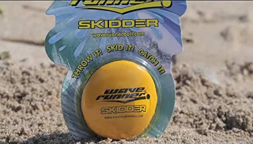 Wave Runner Water Bouncing Frisbee- Disc That Bounces, Skids, And Skips On Water | The Perfect Beach And Pool Toy (Color May Var