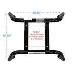 Wise 8Wd1234 Portable Seat Stand For Boat Seats, Black Powder Coat Finish