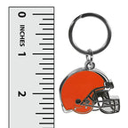 Cleveland Browns Chrome Logo Cut Keychain