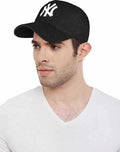 Selloria Brand A Black Cotton Adjustable Unisex Cap Quick Drying Sun Hat For Summers Outdoor Activites Sports Baseball Black Hat